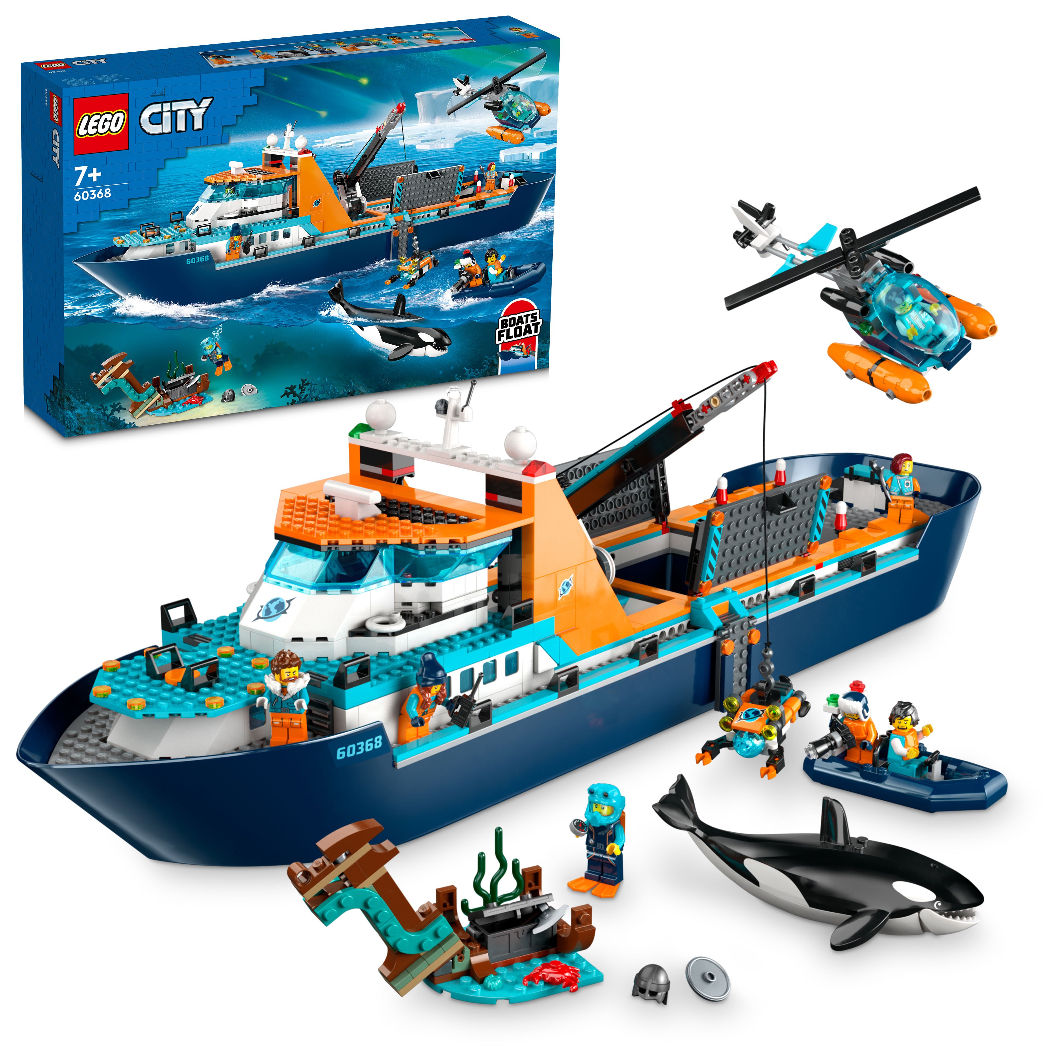 LEGO® 60368 Arktická prieskumná loď
