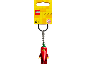 LEGO® Minifigurky 854234 Přívěsek na klíče – Dívka v kostýmu chilli papričky