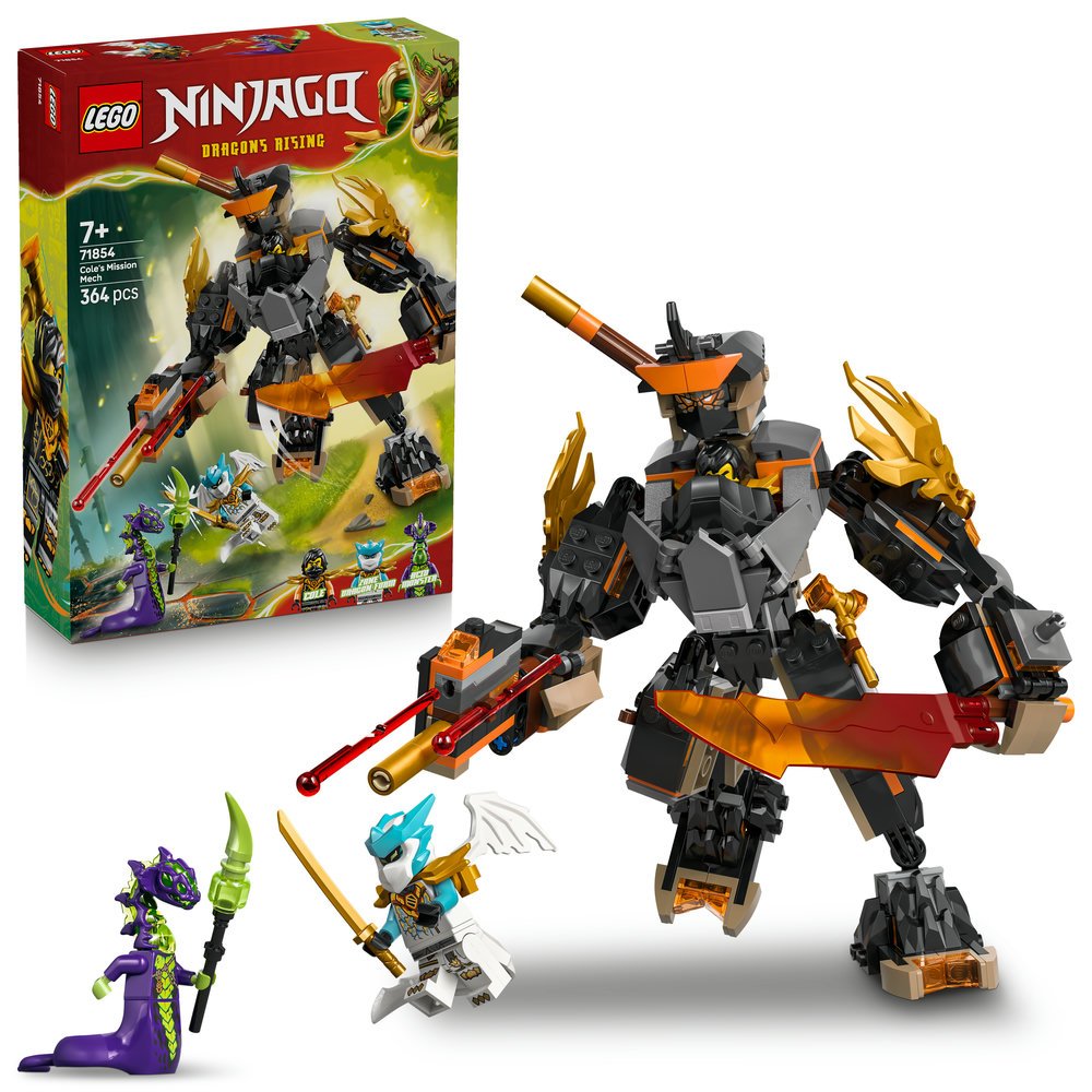 LEGO® NINJAGO® 71854 Coleov expedičný robot a dračí Zane