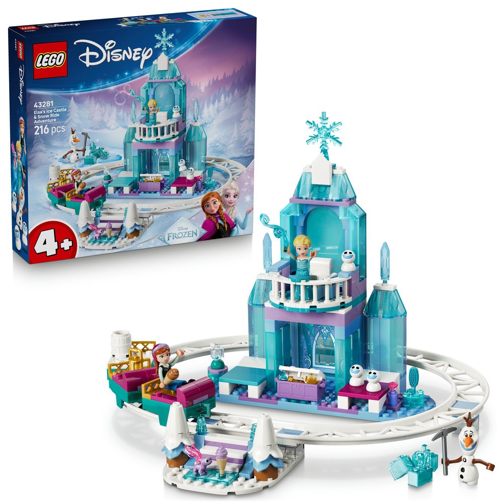 LEGO® | Disney Princess 43281 Elsin ľadový palác a jazda na snehu