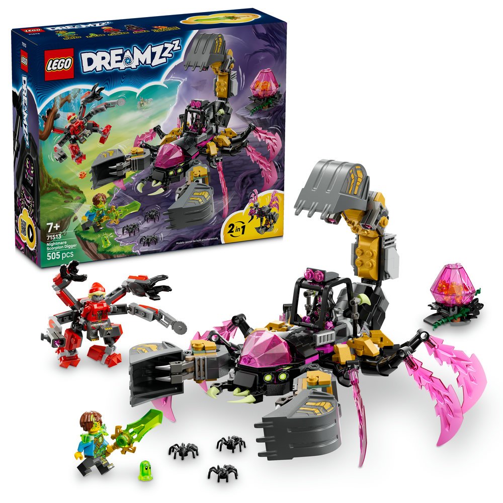 LEGO® DREAMZzz™ 71513 Škorpioní rypadlo z nočních můr