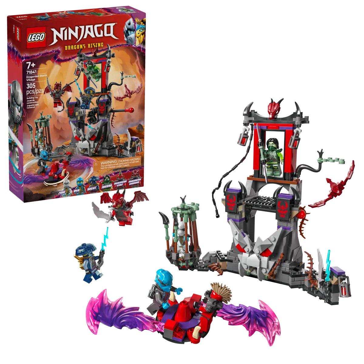 LEGO® NINJAGO® 71841 Drachensturm-Dorf
