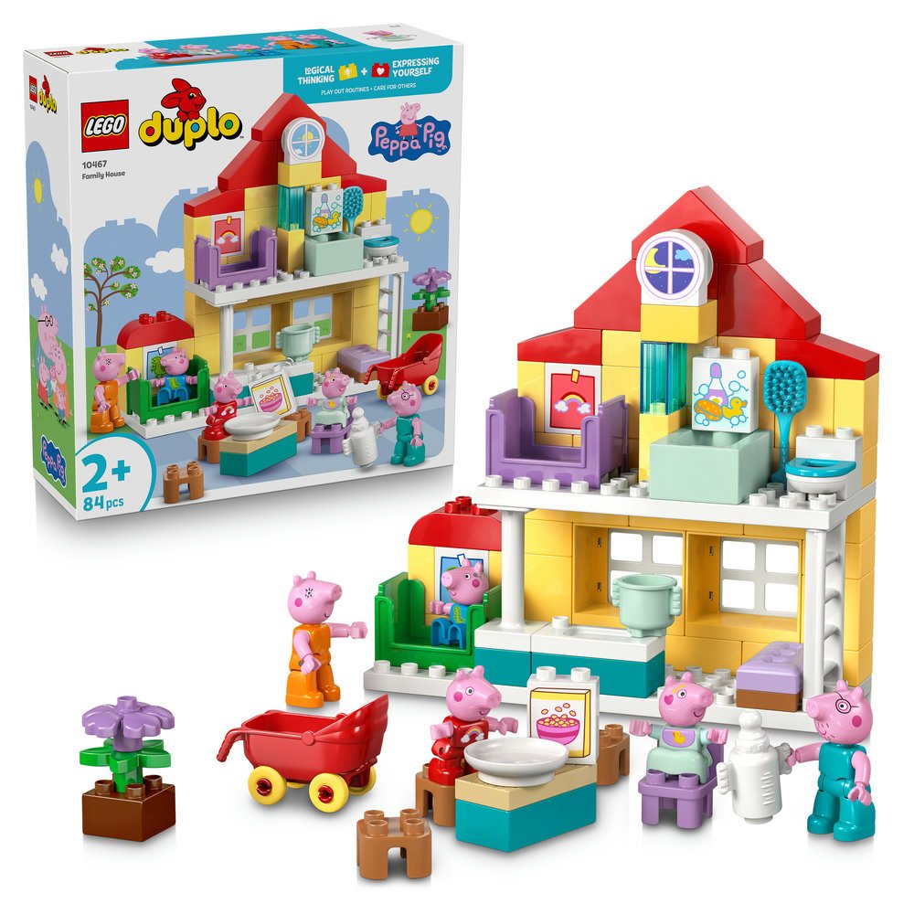 LEGO® DUPLO® Prasátko Peppa 10467 Rodinný dům