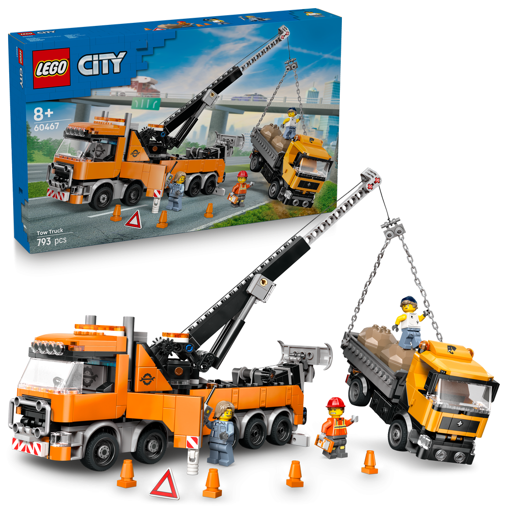 LEGO® City 60467 Výkonný vyslobodzovací odťahový automobil so žeriavom
