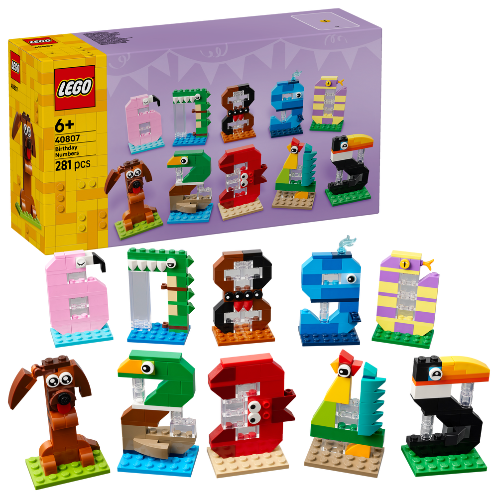 LEGO® 40807 Narozeninová čísla