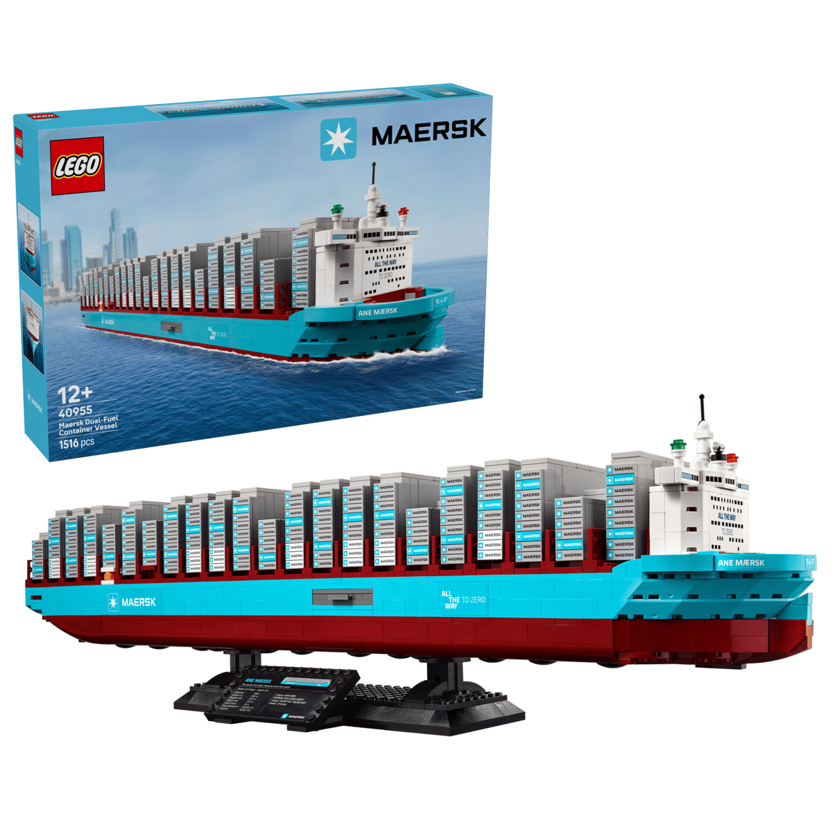 LEGO® 40955 Kontejnerové Dvoupalivové Plavidlo Maersk