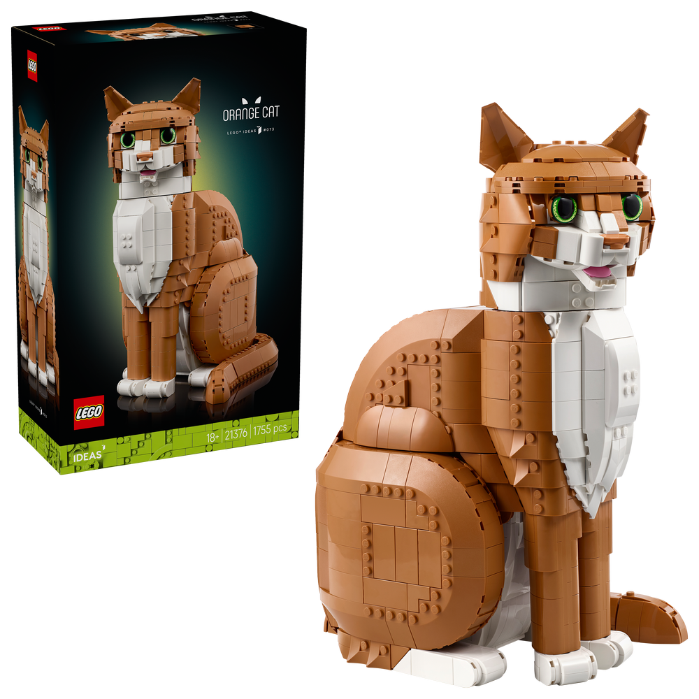 LEGO® Ideas 21376 Oranžová kočka