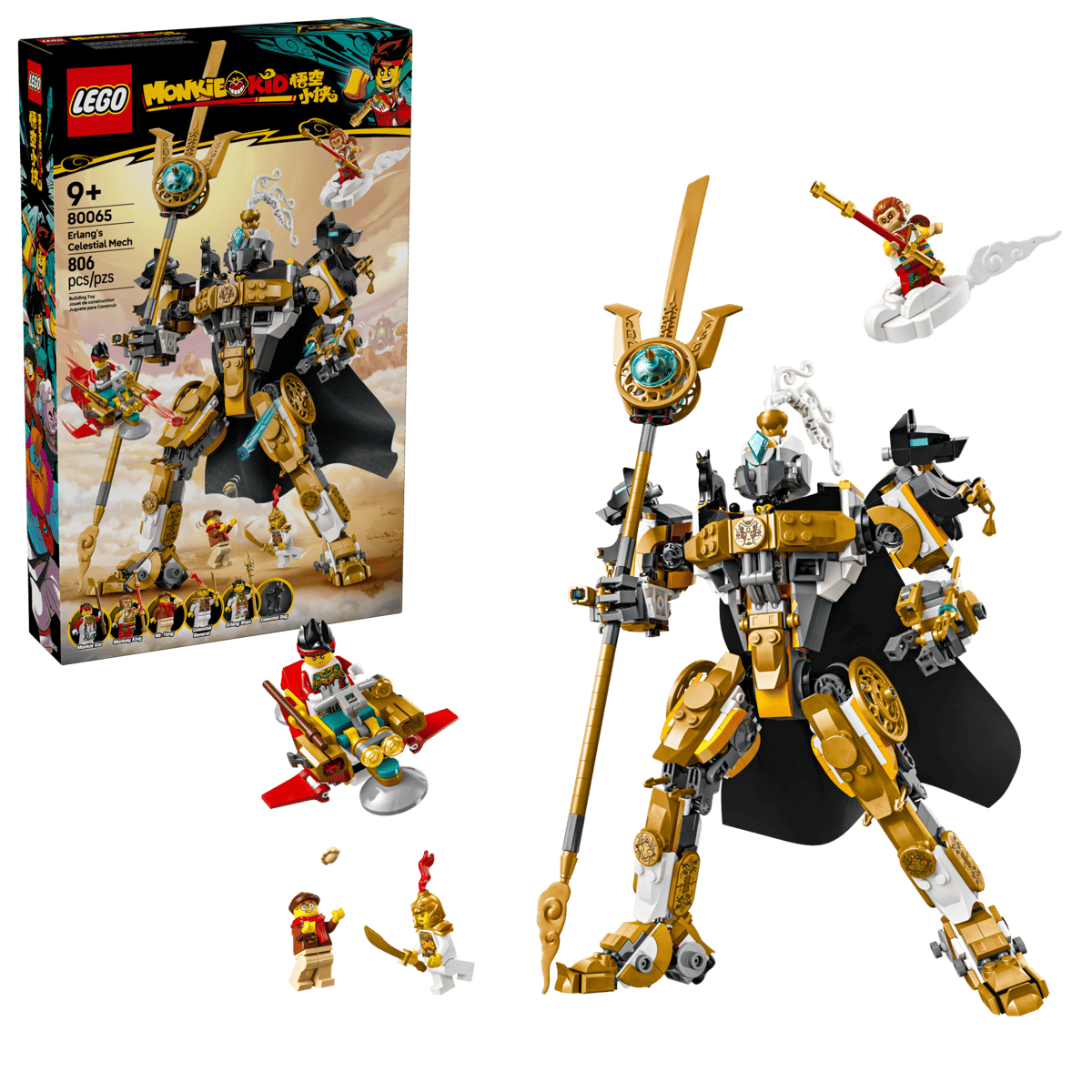 LEGO® Monkie Kid™ 80065 Erlangův nebeský robot
