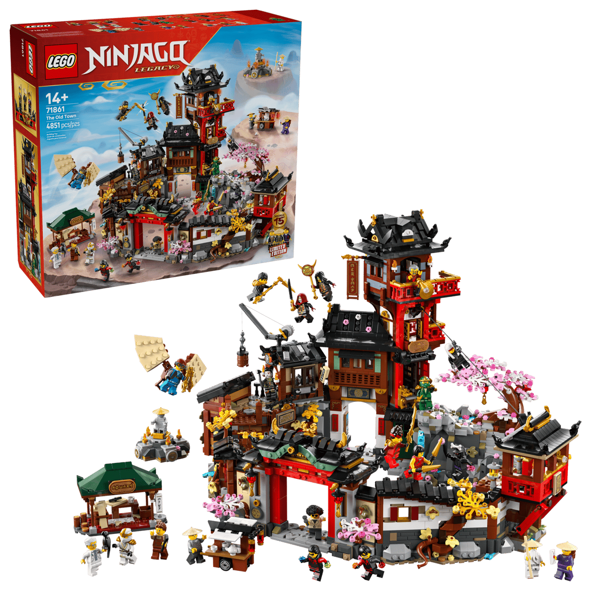 LEGO® NINJAGO® 71861 Altstadt: 15 Jahre NINJAGO