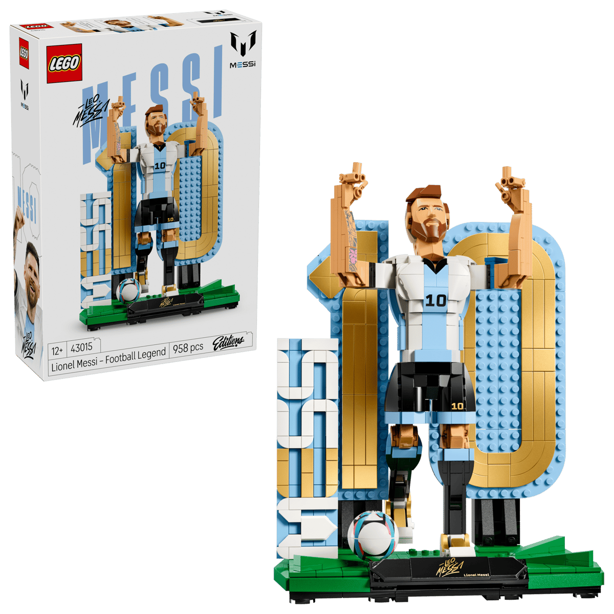 LEGO® Editions 43015 Lionel Messi – Fotbalová legenda