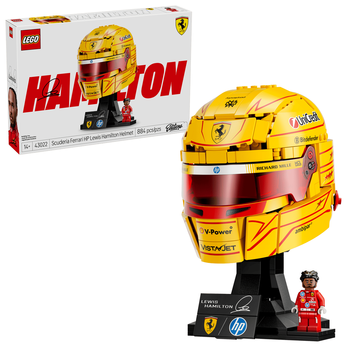 LEGO® Editions 43022 Lewis Hamilton Scuderia Ferrari HP Helm