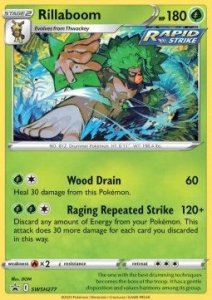 Pokémon karta Rillaboom SWSH277