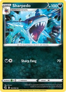 Pokémon karta Sharpedo 163/264 - Fusion Strike
