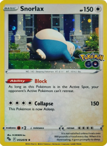 Pokémon karta Snorlax 055/078 Holo - Pokémon Go
