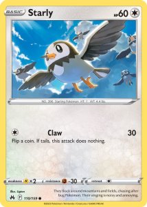 Pokémon karta Starly 110/159 - Crown Zenith