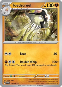 Pokémon karta Toedscruel 119/197