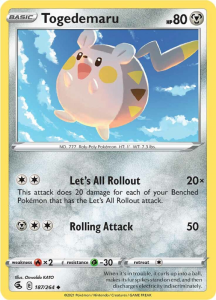 Pokémon karta Togedemaru 187/264 - Fusion Strike