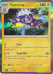 Pokémon karta Toxtricity 072/197 Holo