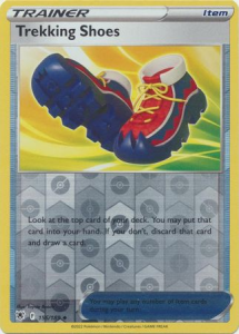 Pokémon karta Trekking Shoes 156/189 Reverse Holo