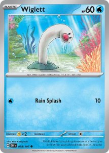 Pokémon karta Wiglett 058/197
