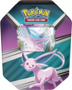 Pokémon prázdná plechová krabička Espeon na Pokémon karty