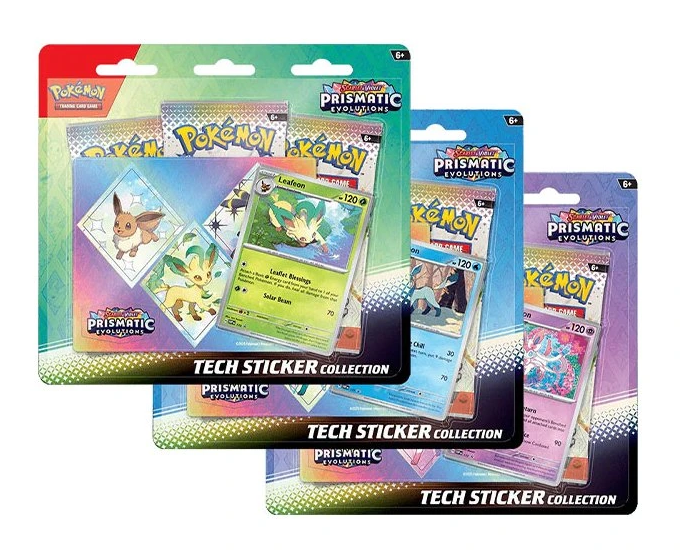 Pokémon TCG: SV8.5 Prismatic Evolutions - Tech Sticker Collection