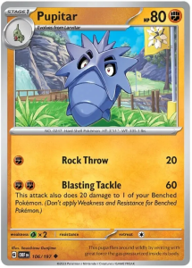 Pokémon karta Pupitar 106/197