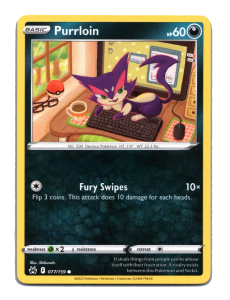 Pokémon karta Purrloin 077/159 - Crown Zenith