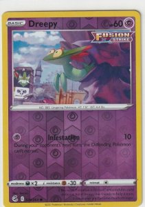 Pokémon karta Dreepy 128/264 Reverse Holo - Fusion Strike