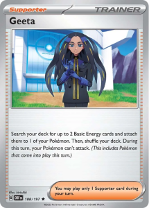 Pokémon karta Geeta 188/197 Holo