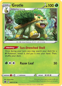 Pokémon karta Grotle 007/172