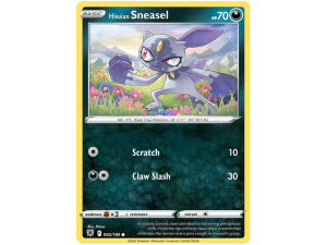 Pokémon karta Hisuian Sneasel 092/189