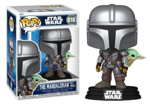 Funko POP! Star Wars - The Mandalorian With Grogu 818