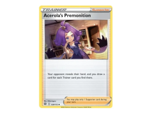 Pokémon karta Acerola's Premonition 129/172