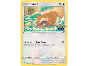 Pokémon karta Bidoof 059/078 - Pokémon Go