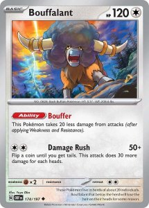 Pokémon karta Bouffalant 174/197