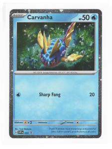 Pokémon karta Carvanha Holo SVP 093