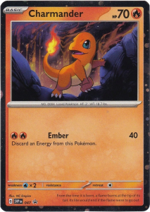Pokémon karta Charmander SVP 047 Holo - Scarlet & Violet