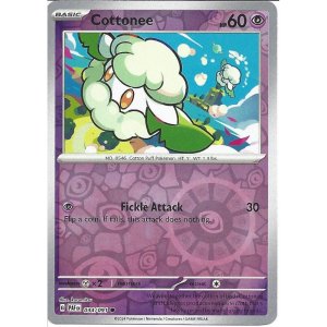Pokémon karta Cottonee 034/091 Reverse Holo - Paldean Fates