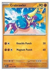 Pokémon karta Crabrawler 114/197