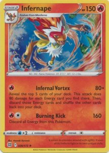 Pokémon karta Infernape Holo 026/172
