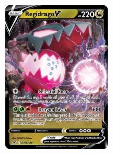 Pokémon karta jumbo Regidrago V