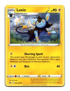 Pokémon karta Luxio 042/159 - Crown Zenith