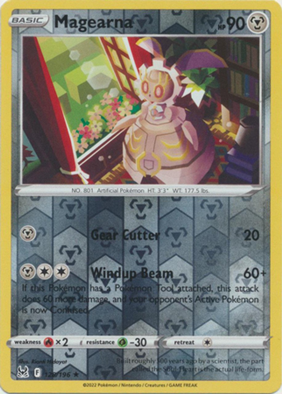 Pokémon karta Magearna 128/196 Reverse Holo- Lost Origin