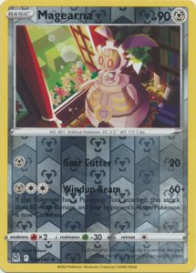 Pokémon karta Magearna 128/196 Reverse Holo- Lost Origin