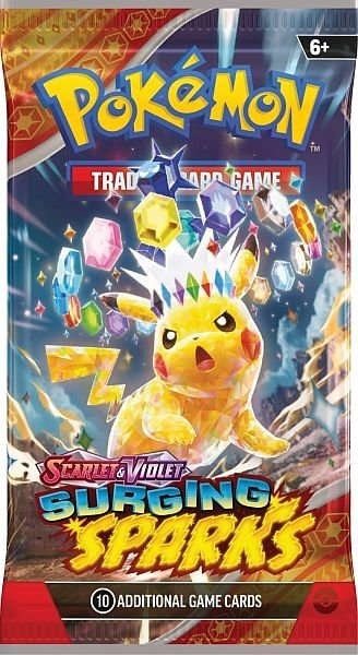 Pokémon TCG Surging Sparks Booster náhodný výber
