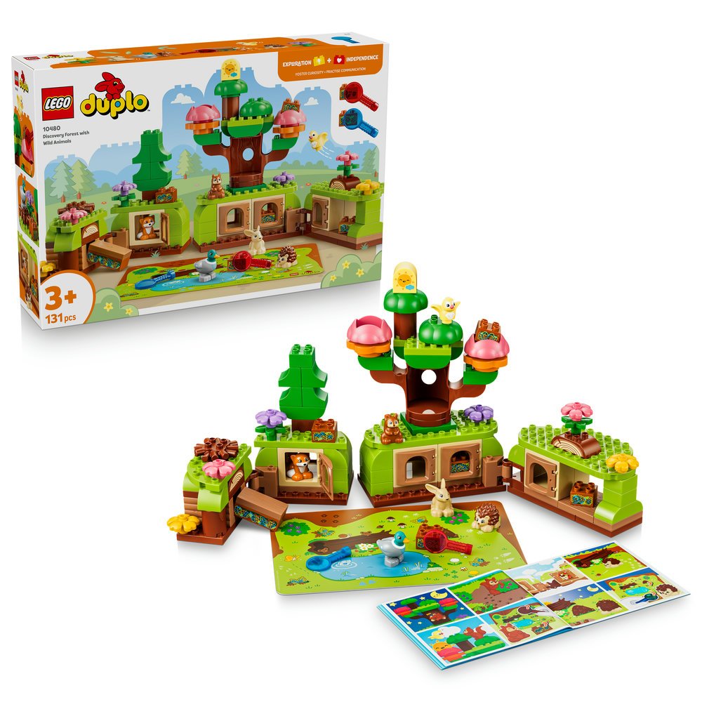 LEGO® DUPLO 10480 Les plný objevů a divokých zvířátek