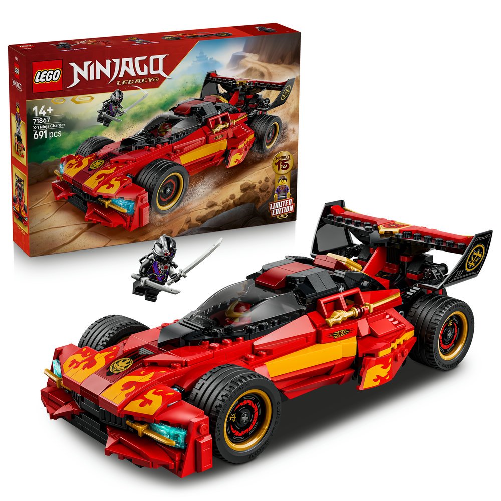 LEGO® Ninjago 71867 Kaiův červený bourák: 15 let NINJAGO