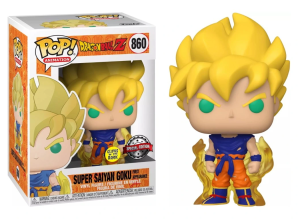 Funko Pop! Dragon Ball Z Super Saiyan Goku Frst Apperance Glow 860