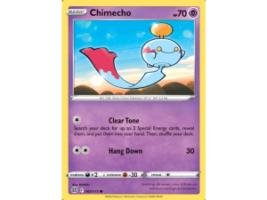 Pokémon karta Chimecho 063/172